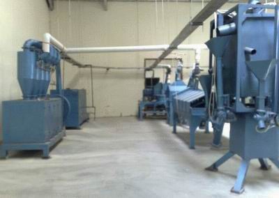 Tire recycling line 2
