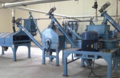 Tire recycling line 4
